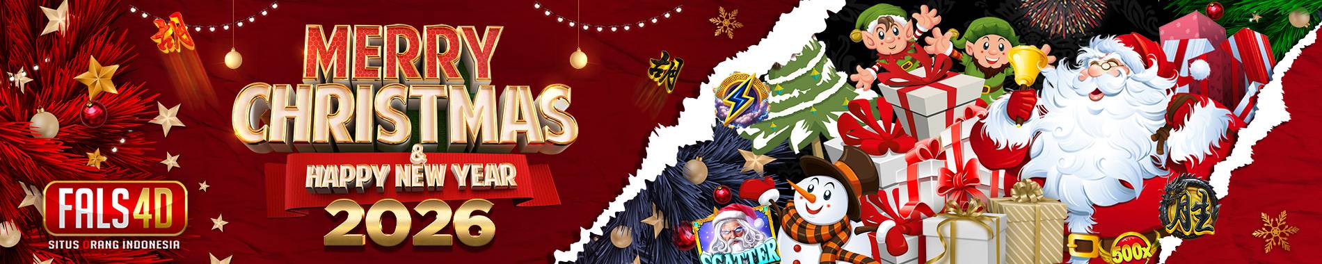 Banner Natal dan Tahun Baru